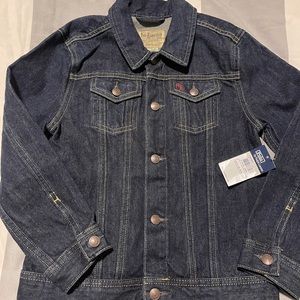 NWT Polo Ralph Lauren Boys Dark Blue Denim Jacket